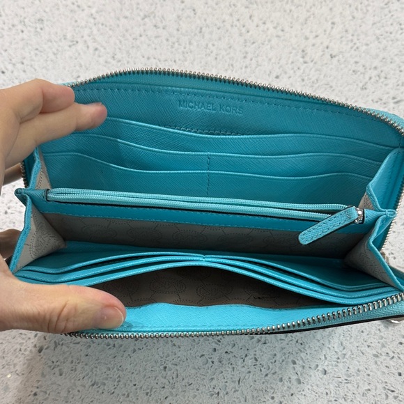 Michael Kors Turquoise Wallet - Picture 5 of 5